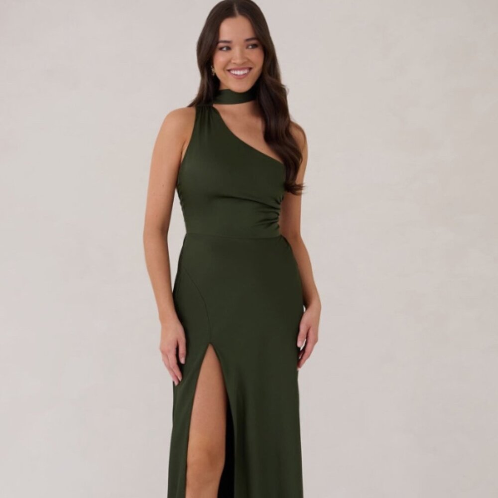 Parks and Fifth - Mayfair Bridesmaid Dress, Deep Olive